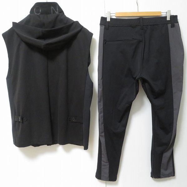 anc クロノス CRONOS セットアップ ベスト パンツ XL 黒 グレー