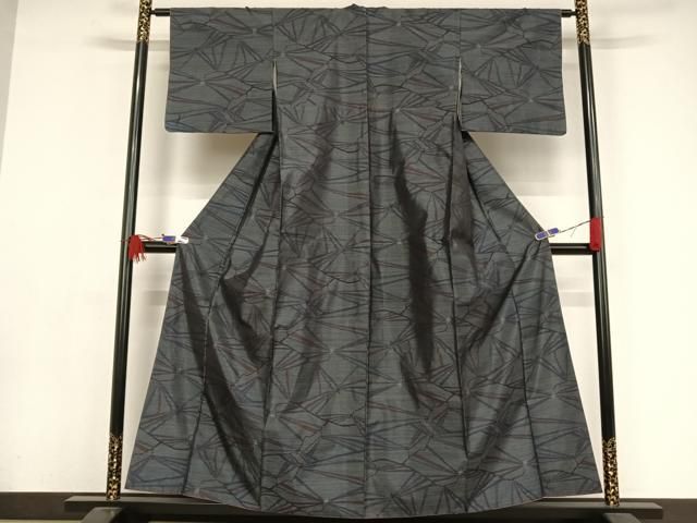 平和屋着物○本場大島紬 蜻蛉 正絹 逸品 AAAW4024np