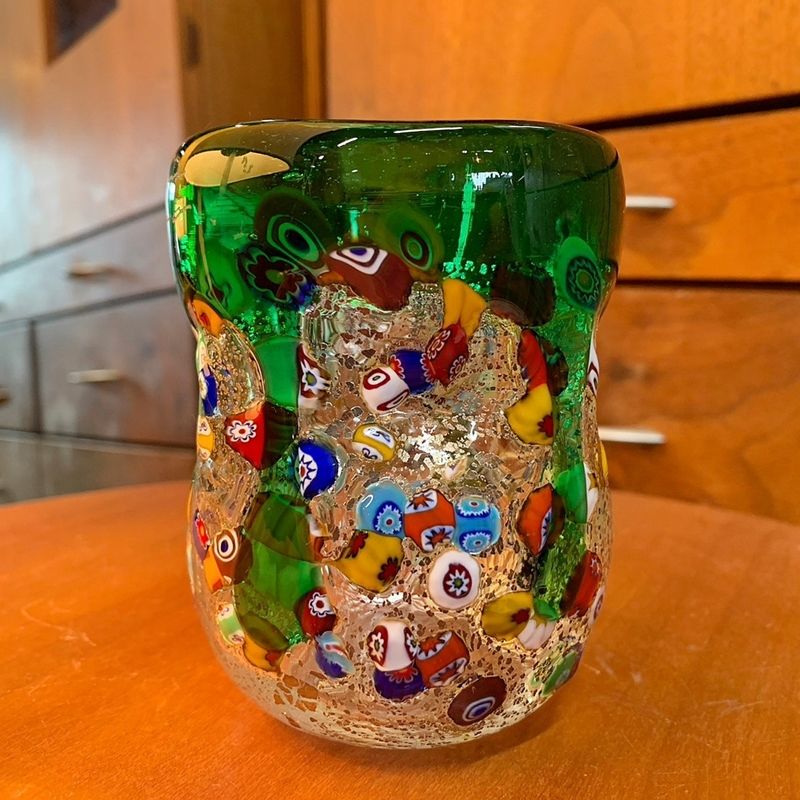 ヴェネチアン ガラス ヴェネチアガラス ムラノ イタリア vetri murano 花瓶・オブジェ