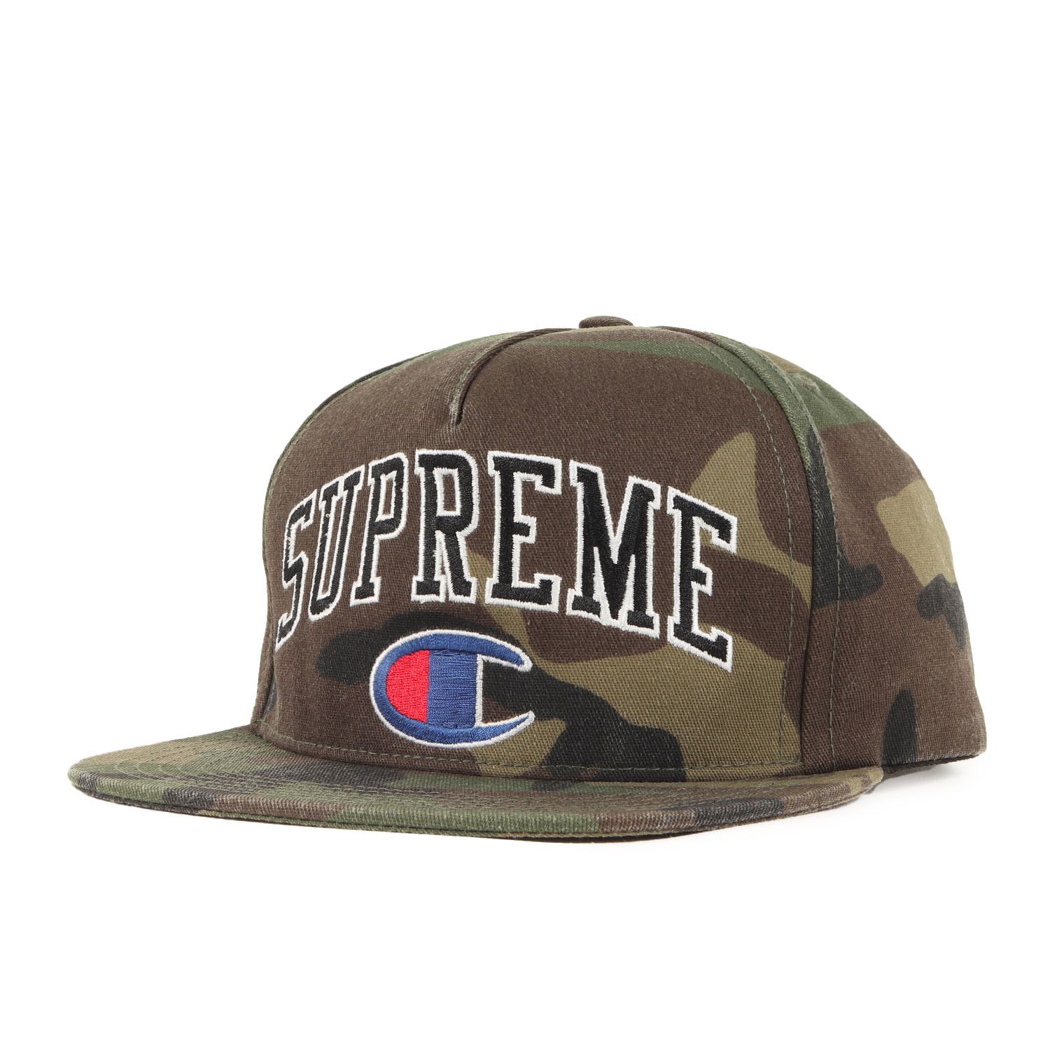 Supreme シュプリーム キャップ Champion アーチロゴ 5パネル