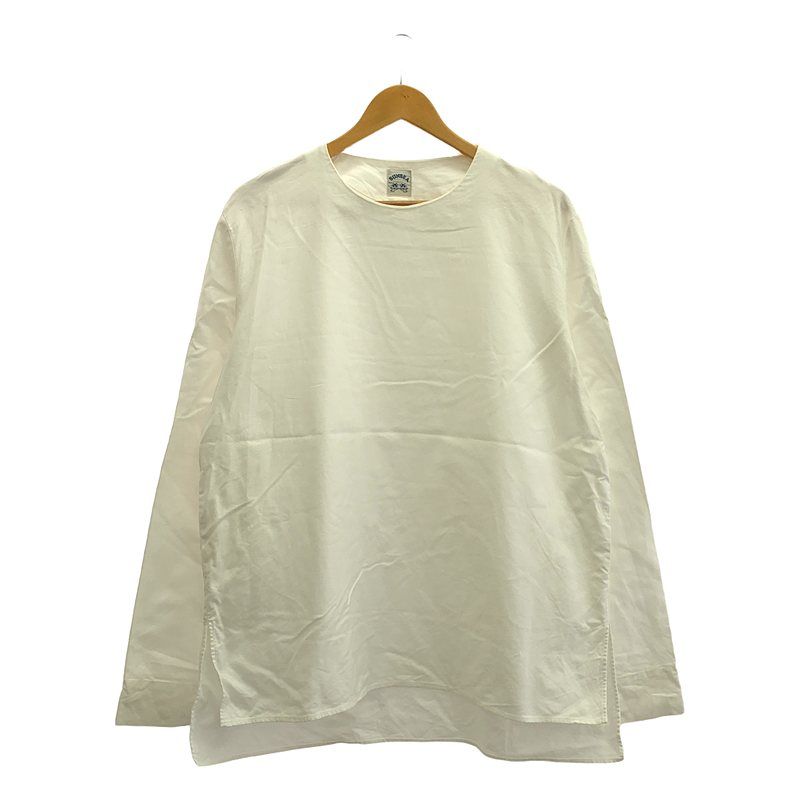 SUNSEA | サンシー | コットン プルオーバー シャツ | 3 | ホワイト | メンズ