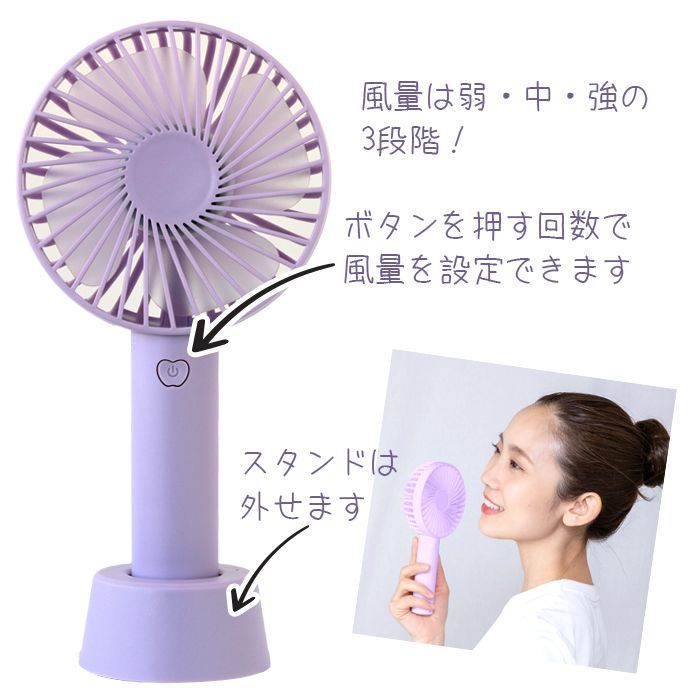 mini オリジナルファン 扇風機 Amazon | 手動プレス小型扇風機、手持ち扇風機 猫 漫画扇風機