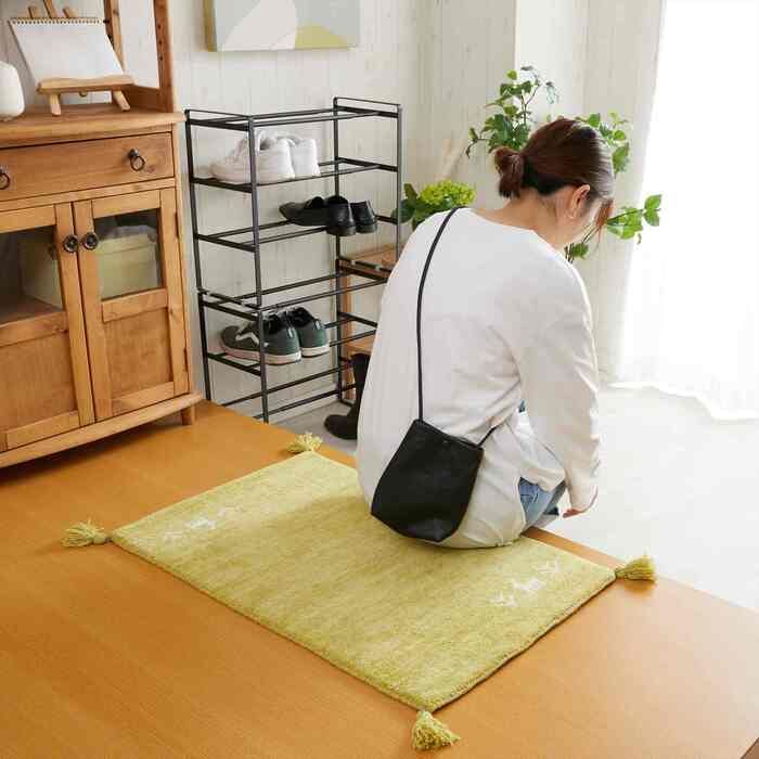 玄関 ラグ