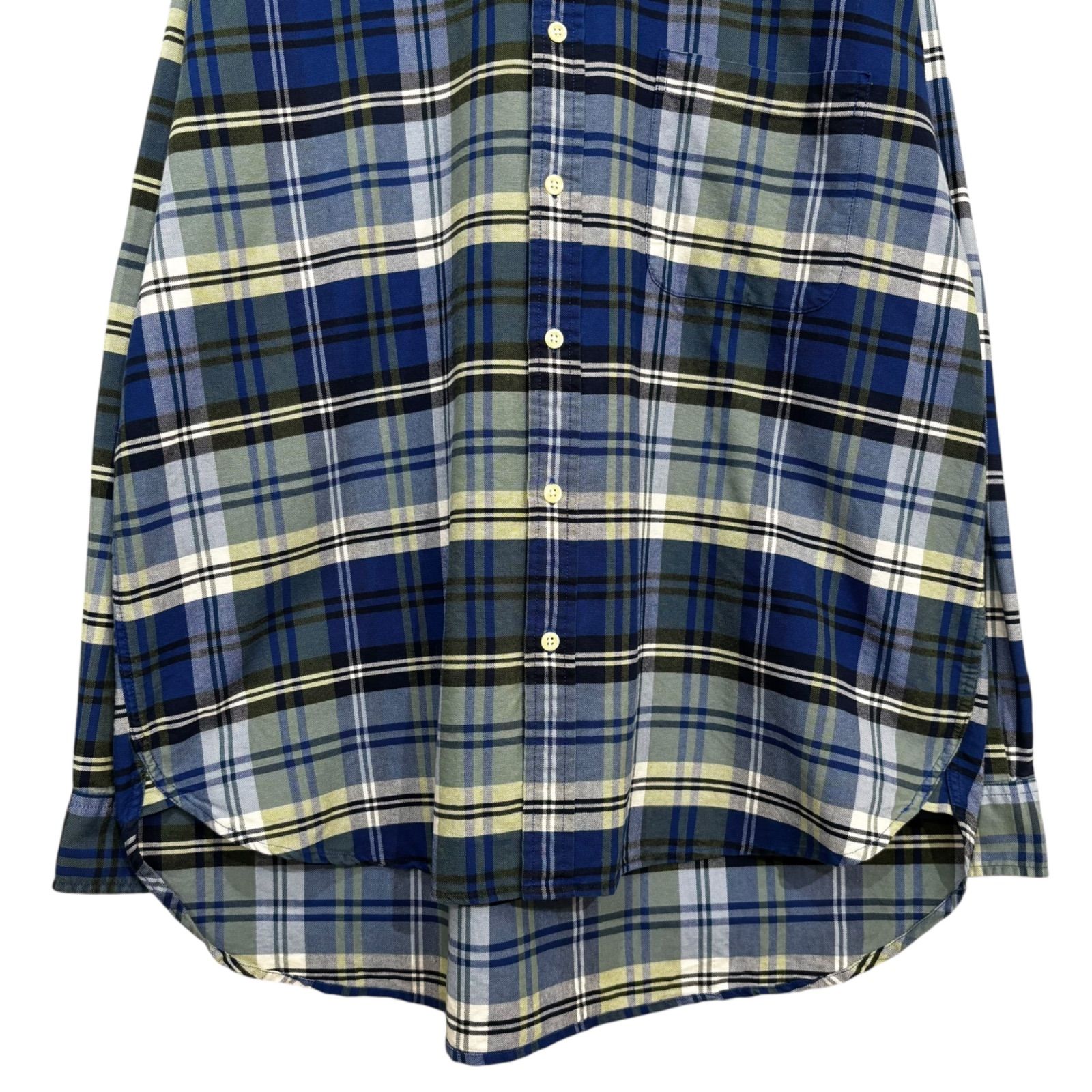 90s J.CREW Button Down Check Shirt 【L】 90年代 ジェイクルー