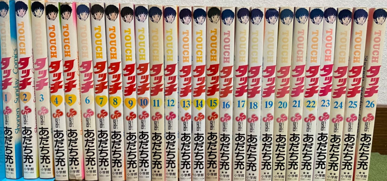 タッチ 完全版 1-12巻 セット 全巻初版 全巻帯付 あだち充 完全版