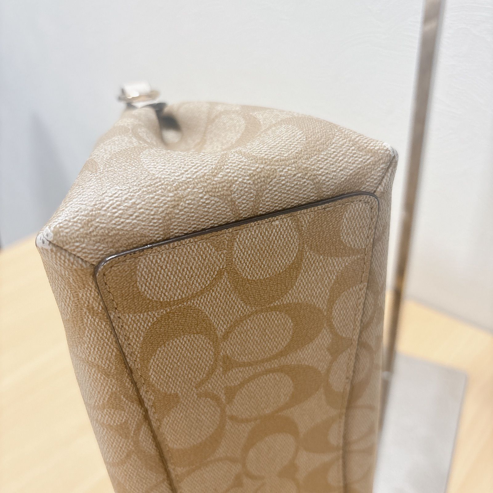 COACH コーチ セージ ショルダー ハンド バッグ シグネチャー