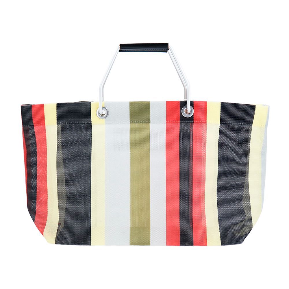 マルニフラワーカフェ トートバッグ ストライプバッグミニ MARNI