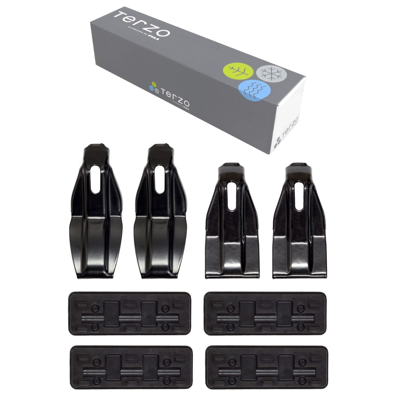 新品 テルッツォ ルーフキャリア ベースキャリア ブラック