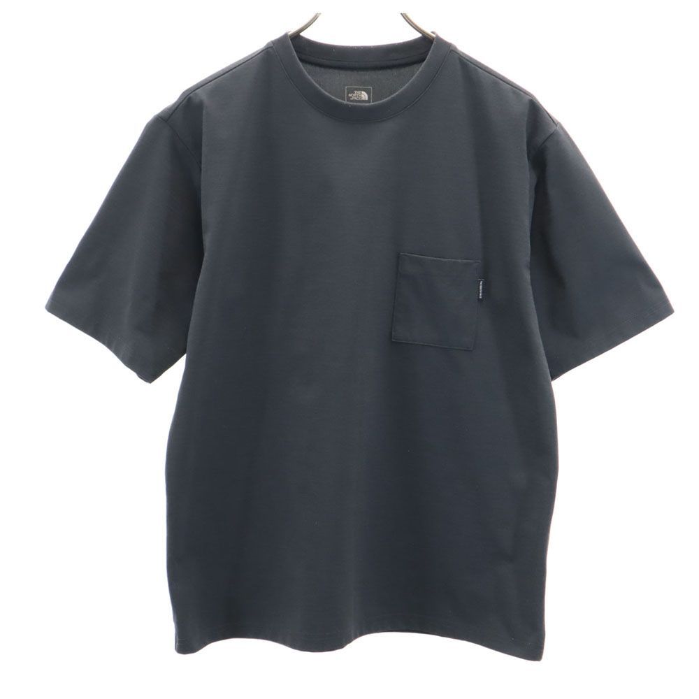ザノースフェイス NT11968 アウトドア 半袖 Tシャツ S ブラック THE NORTH FACE ポケT メンズ 古着 【240328】 メール便可
