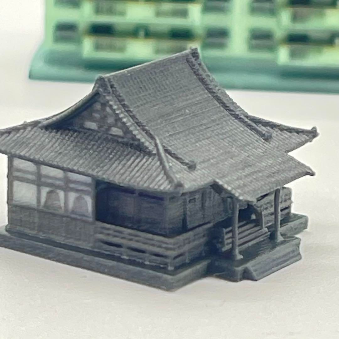 1/600 ミニチュア 団地 ビル 神社 ジオラマに 建築模型 住宅模型 3D - メルカリ