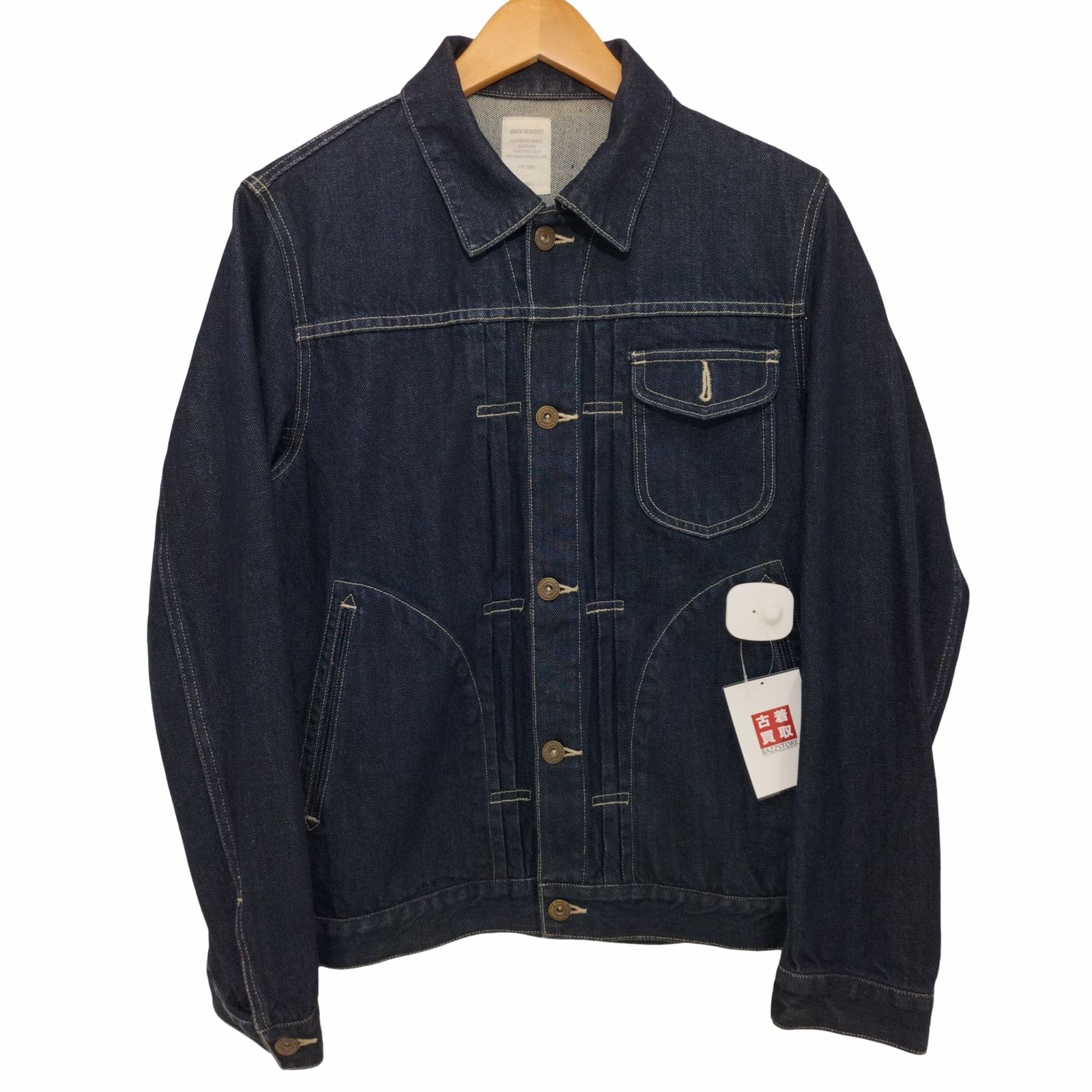 BACKS バックス デニム アウター N3B　Mサイズ BACK NUMBER】TYPE2 デニムトラッカー（デニムジャケット