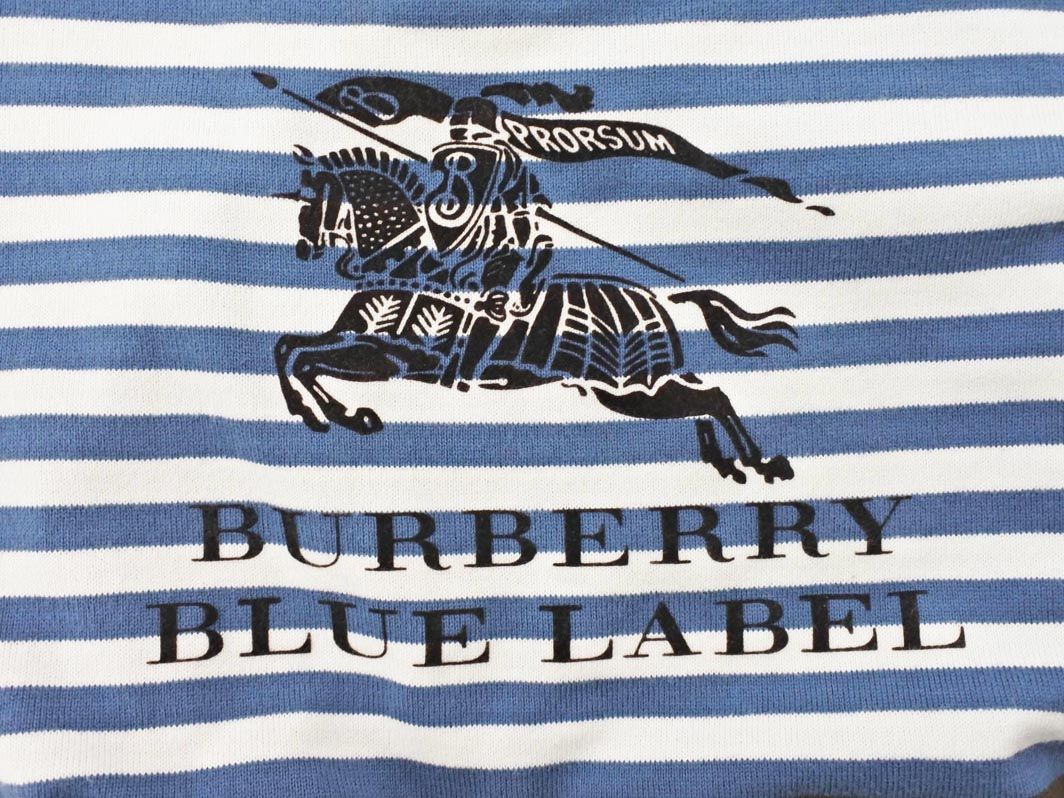 BURBERRY BLUE LABEL バーバリーブルーレーベル ボーダー ロゴ