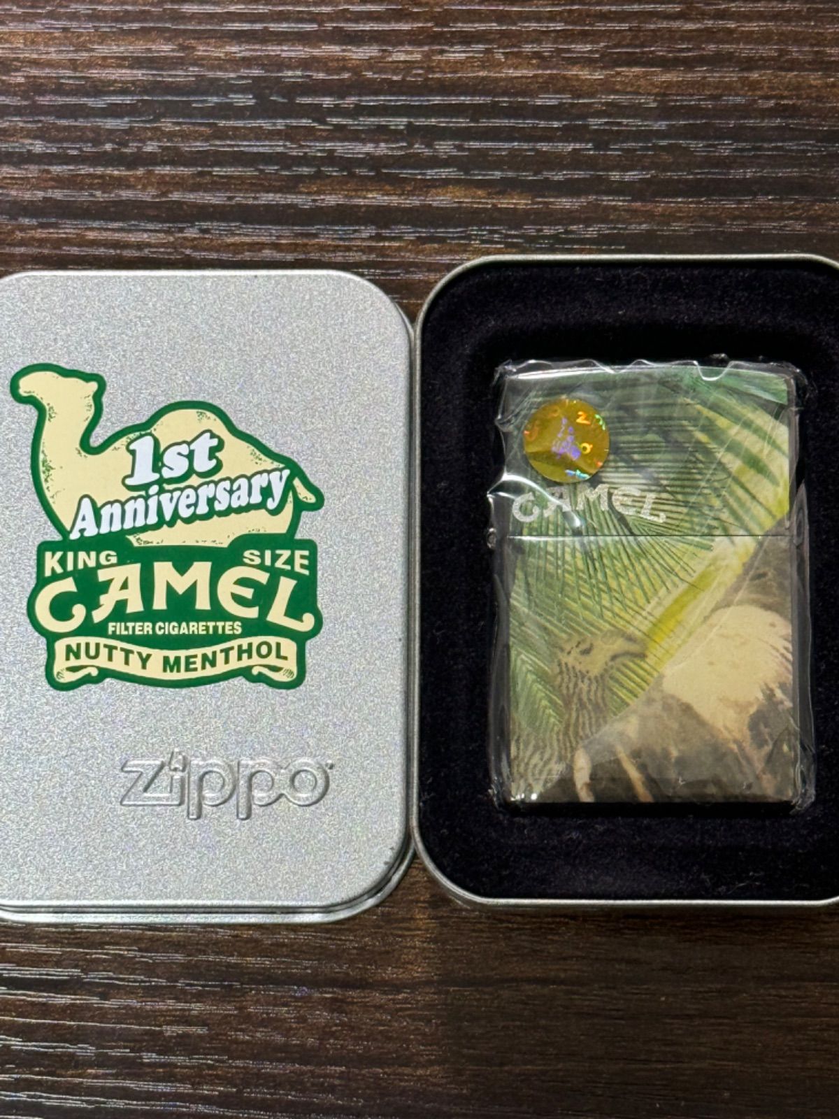 zippo CAMEL NUTTY MENTHOL 1st Anniversary キャメル 2008年製 KING 