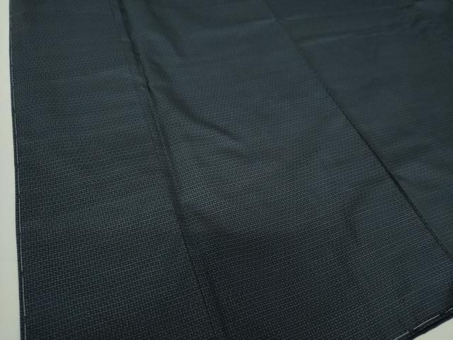 平和屋着物○男性 本場大島紬 アンサンブル 長羽織 80亀甲 総詰め 本武