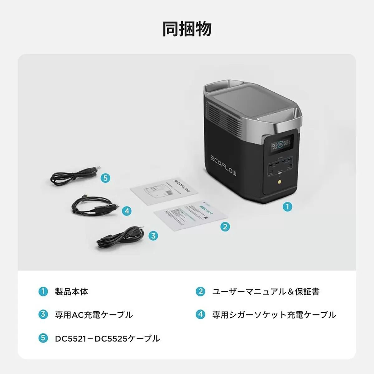 新品未使用 EcoFlow DELTA2 デルタ ZMR330-JP 5年保証付 EcoFlow ポータブル電源 ZMR330JP 【メーカー保証付】 大容量