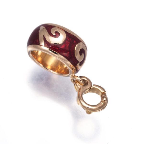 フランクミュラー ペンダントトップ タリスマン チャーム K18PG エナメル 176818 WWW_SIROKUMA-CORPORATION_COM