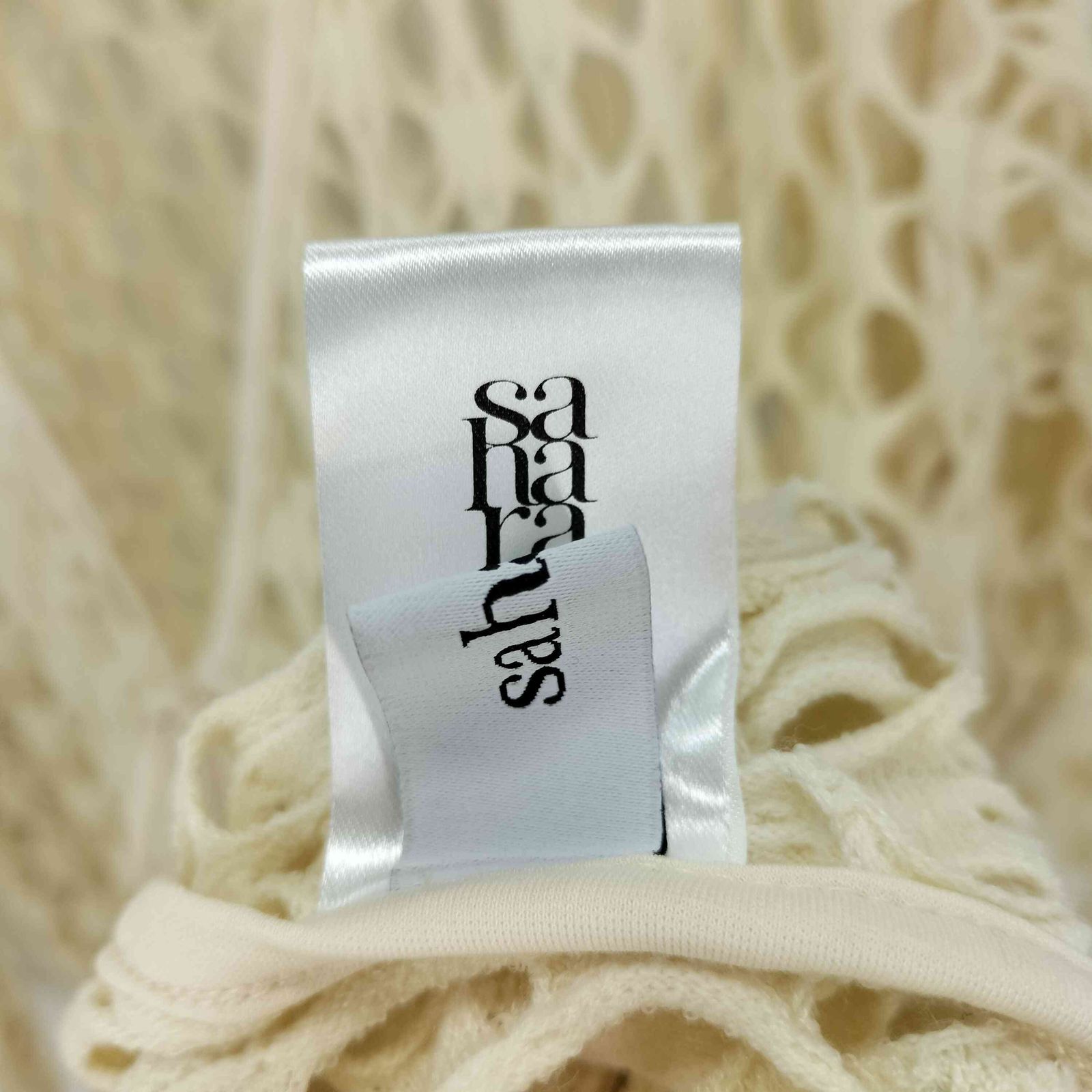 【美品】sahara 2way Mesh Otver Top sahara 】2way Mesh Over Top トップス