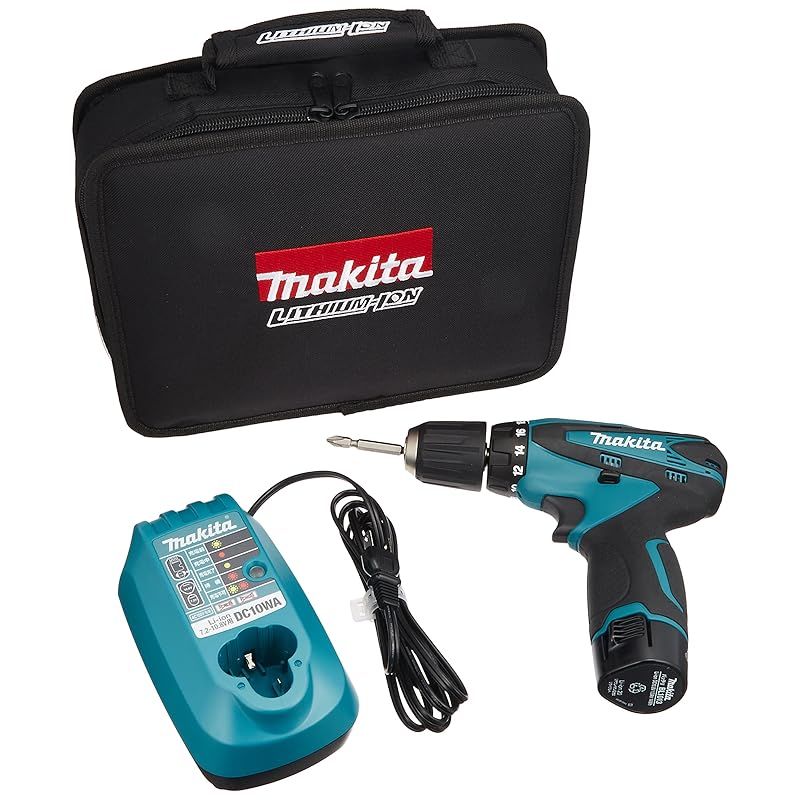 マキタ Makita 充電式ドライバドリル 10.8V Led ライト 付き 小型 本体付属バッテリー1個搭載モデル DF330DWSP 0