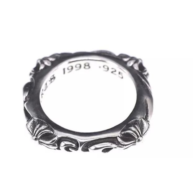 CHROME HEARTS クロムハーツ SBT BAND RING バンド リング シルバー系 ...