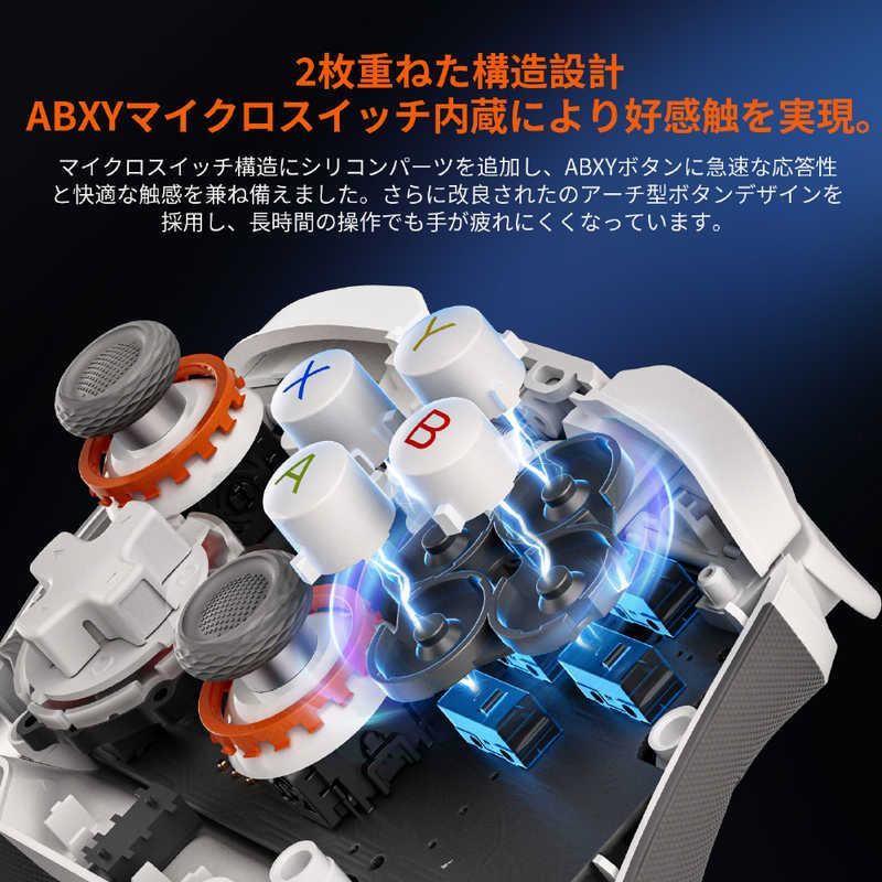 銘品の 送料無料 ♥ 未開梱 BIGBIGWON マルチプラットフォーム 無線 ＆ 有線 スイッチ| iOS| アンドロイド| Windows PC対応 ゲーミングコントローラー Blitz2 TMR