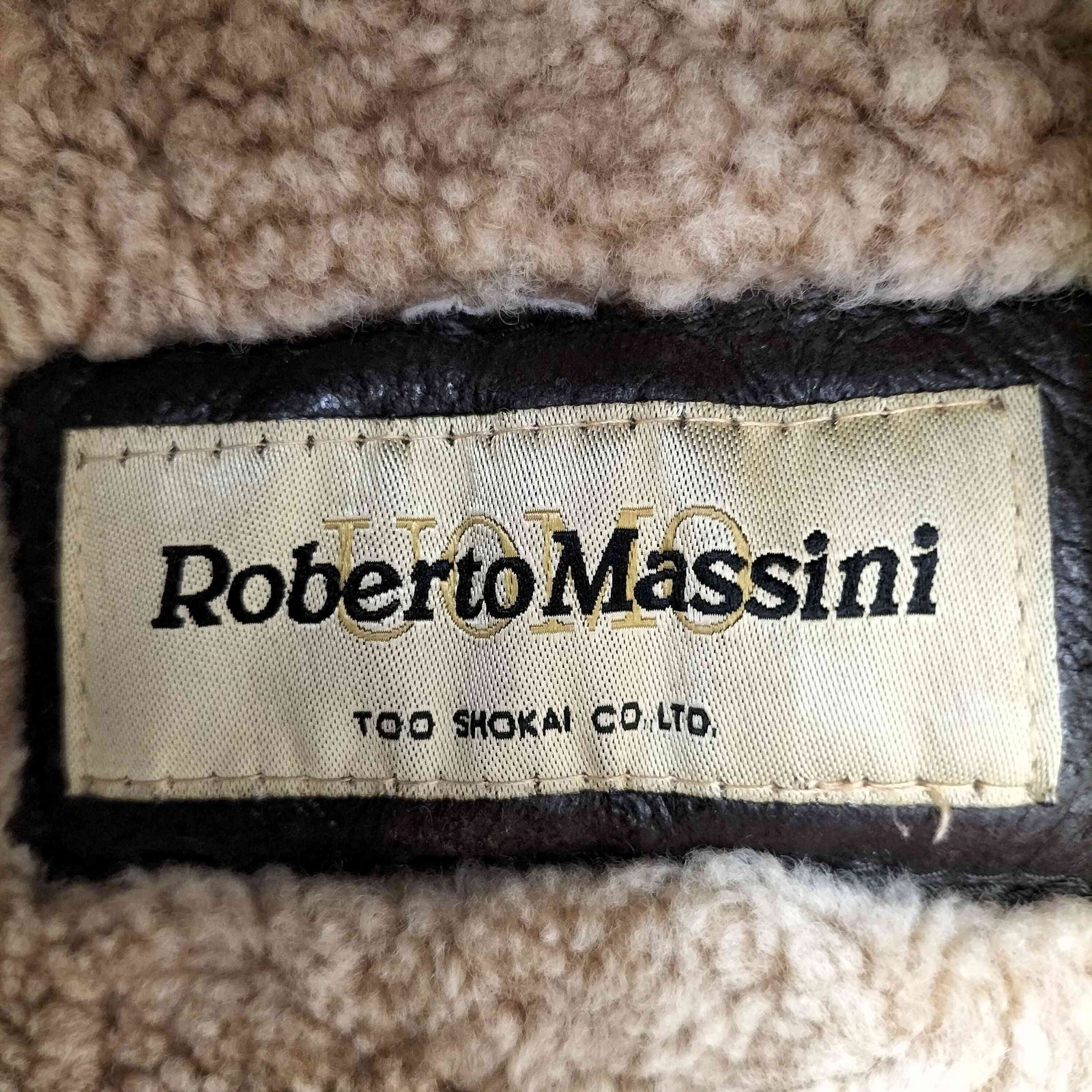 ロベルト マッシーニ roberto massini B-3 羊革 フライトジャケット 