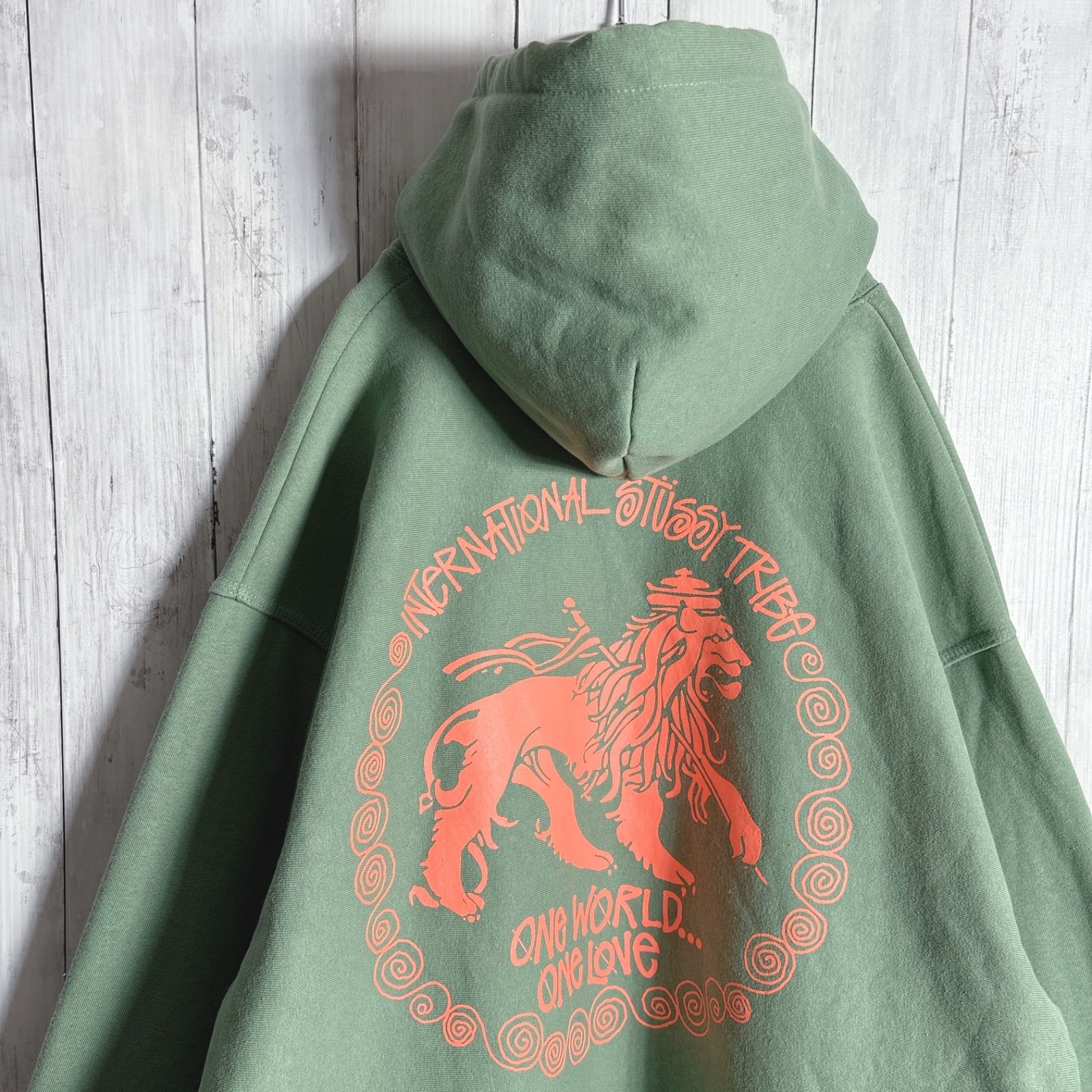 入手困難】ステューシー STUSSY ラスタライオン パーカー #300 - メルカリ