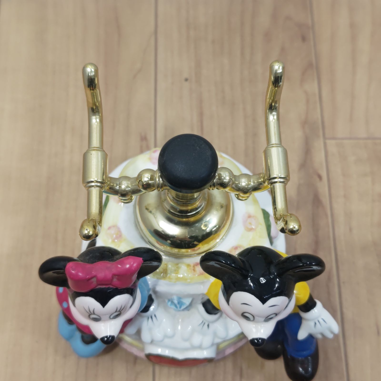 S91950 Disneyディズニー ミッキー＆ミニー 受話器スタンド 電話器置き