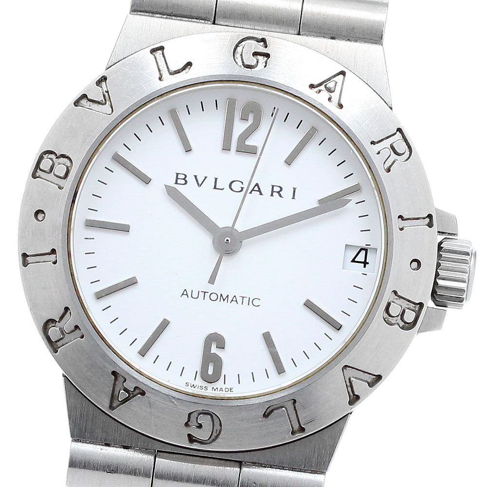 ブルガリ BVLGARI LCV29S ディアゴノ デイト 自動巻き レディース_910187