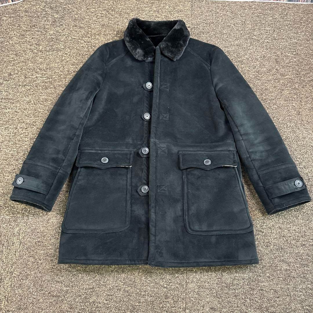 BURBERRY BLACK LABEL ダッフルコート ブラック Lサイズ