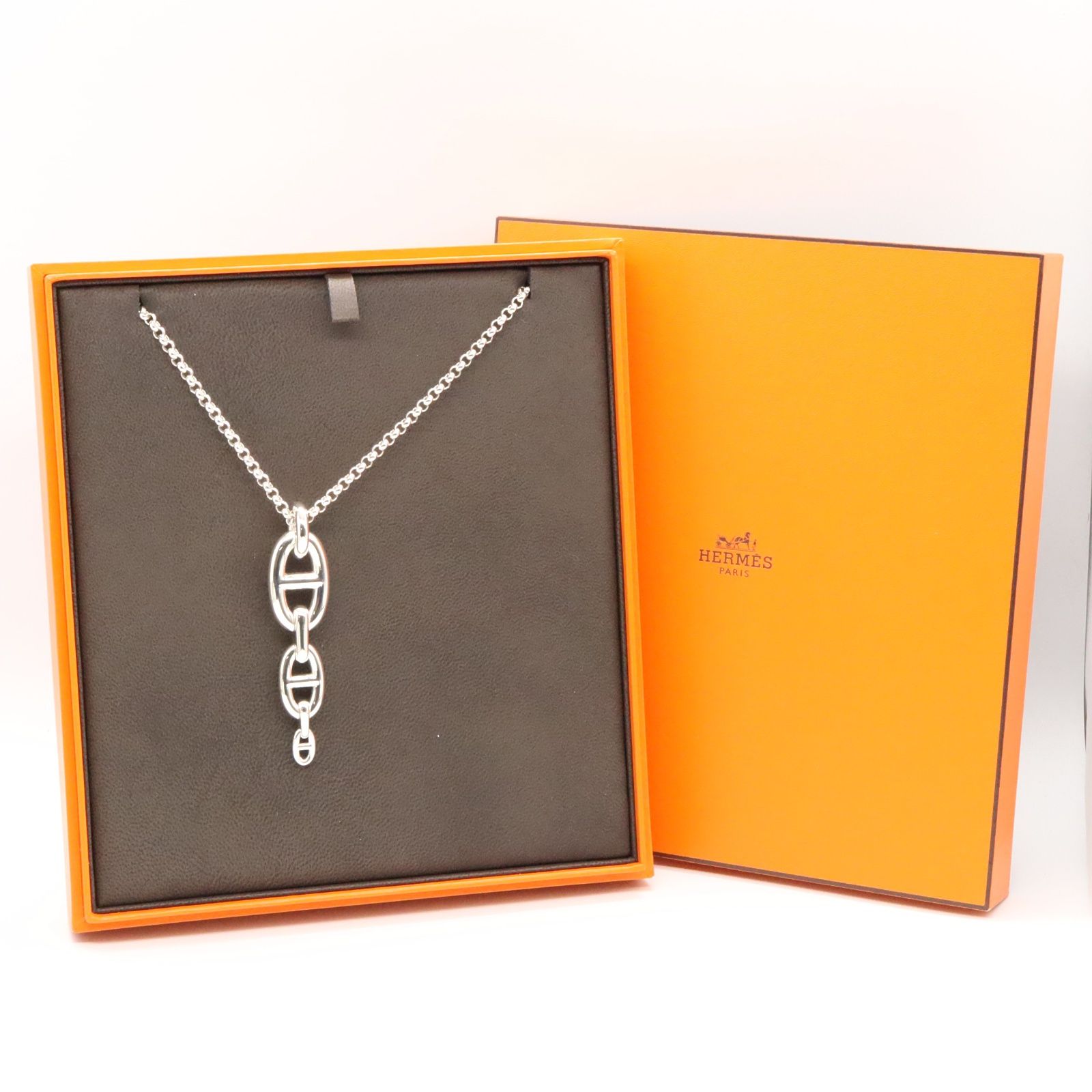 ♡HERMES♡ パンクシェーヌダンクルネックレス♡ クールで魅力的】HERMES ネックレス シェーヌダンクル パンク