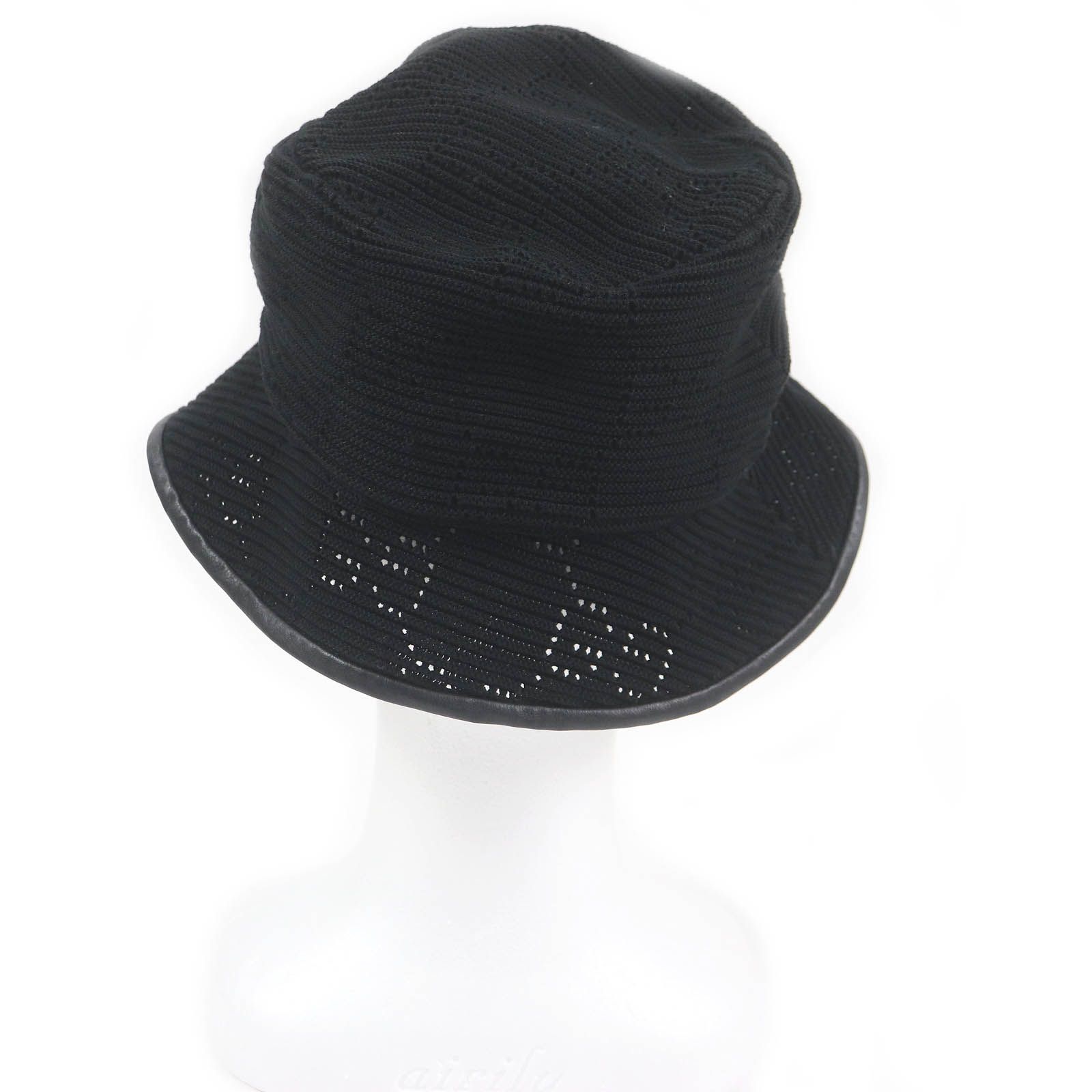 【美品】GUCCI バケットハットGG ブラック　XL グッチ GUCCI ロゴ バケットハット バケハ XL 2L LL ブラック