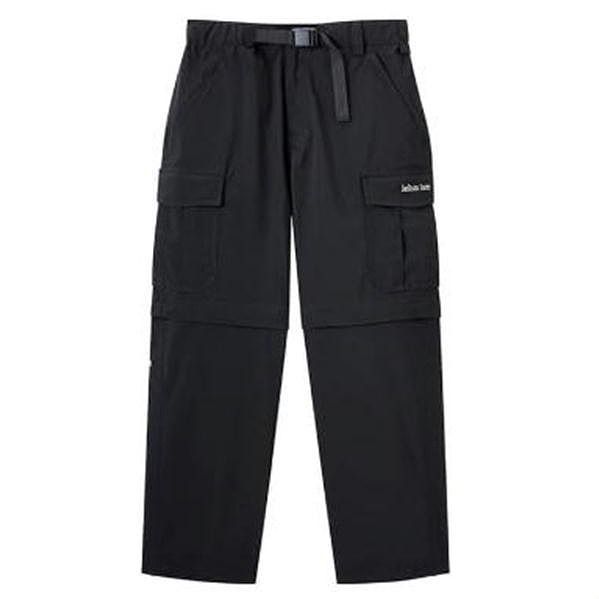 耐久撥水ジップオフカーゴパンツ BLK ブラック L