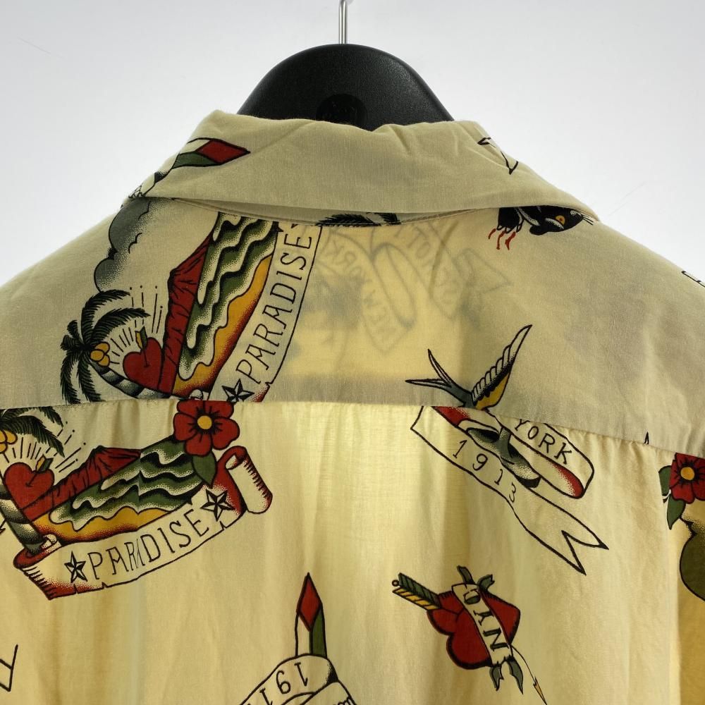 【中古】schott 19SS アロハシャツ サイズL 3195026 Schott(ショット) / アロハシャツ/19SS/HAWAIIAN SHIRT TATOO
