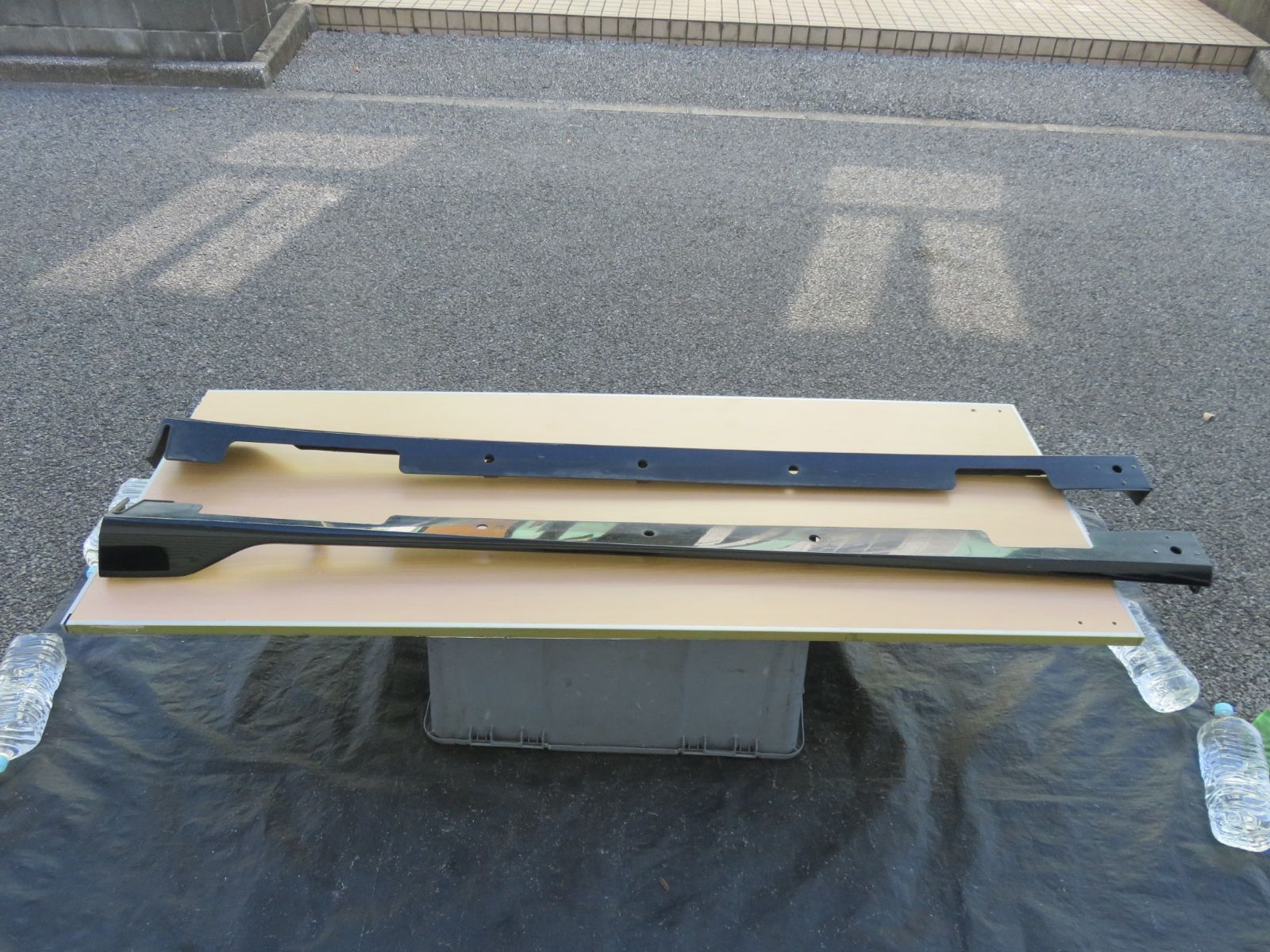 LA6740 マツダ BM5FS アクセラ 前期 サイドスポイラー サイドステップ 純正OP QBM1 51 P10 BM系 BY系 擦り傷