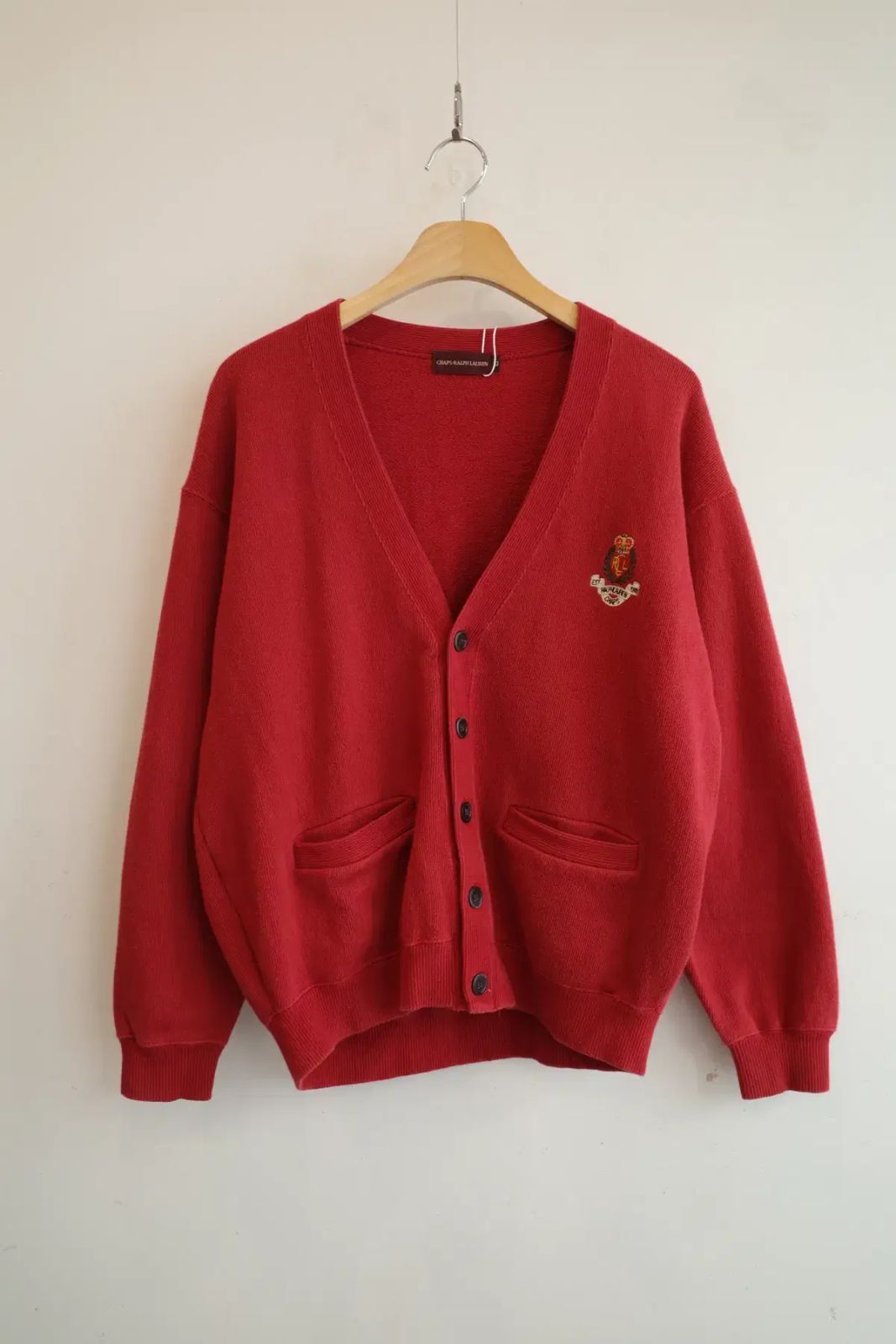 PoloRalphLauren CHAPS by ralph lauren Ralph Lauren(ラルフローレン) 刺繡 カーディガン