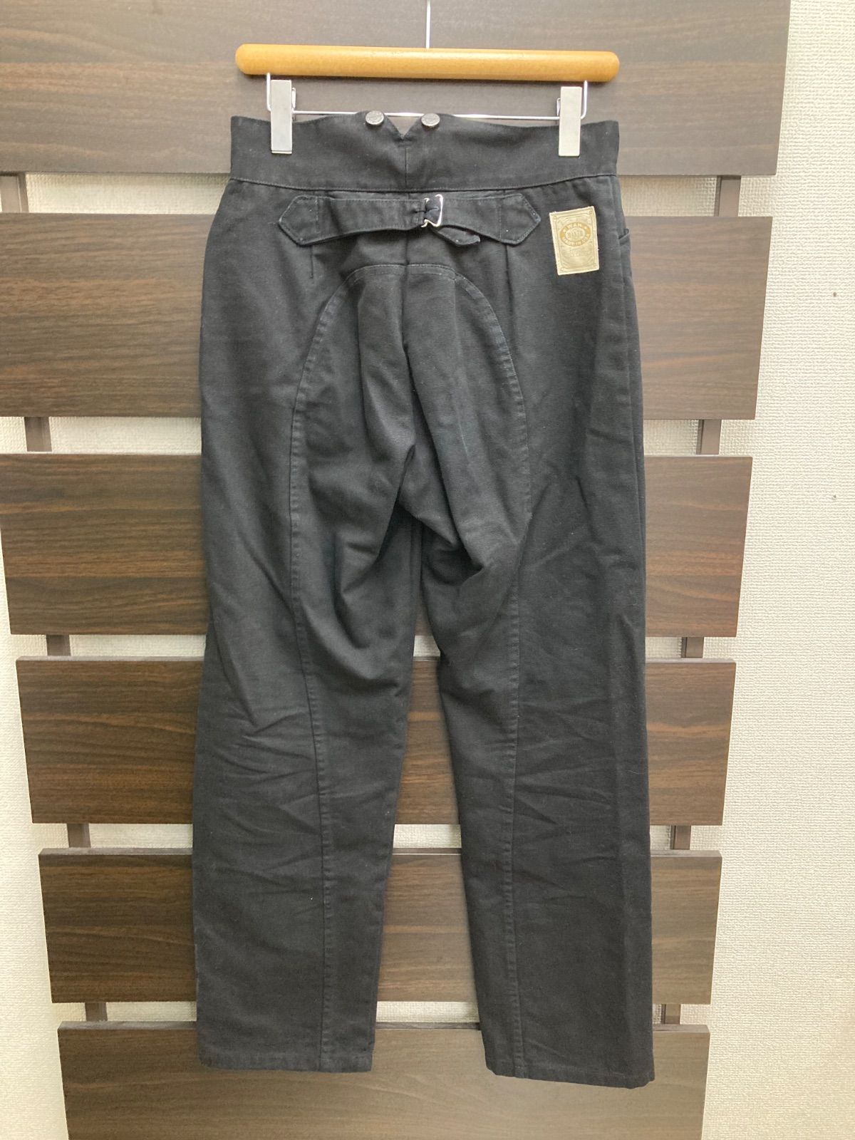 WAH MAKER ワーメーカー サスペンダーパンツ ブラック 29 衣料品