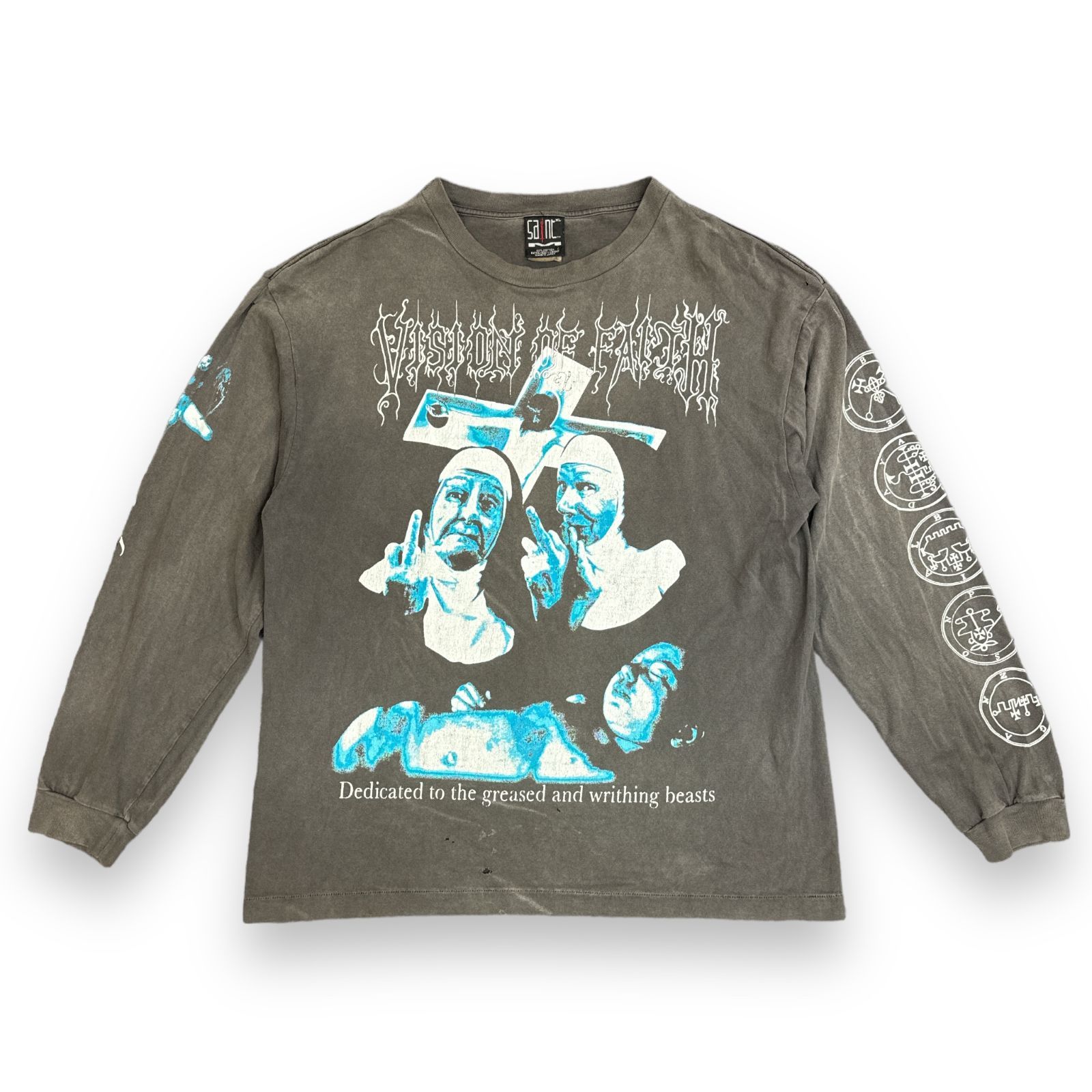 定価38500円 SAINT MICHAEL 23SS SISTERS PRINT L/S TEE