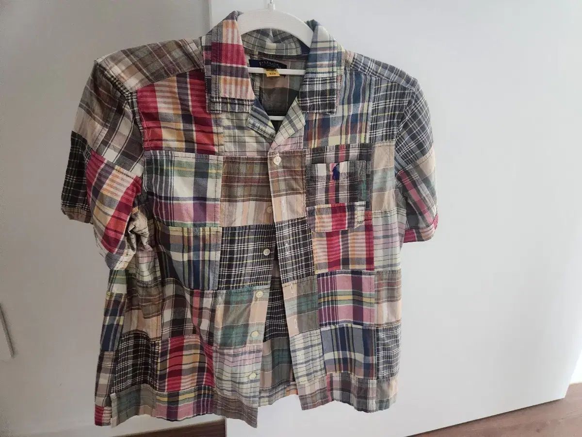 ポロ キッズ マドラスチェックシャツ M