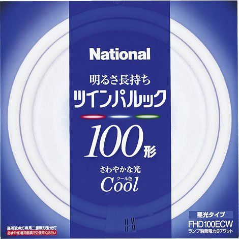 パナソニック ツインパルック蛍光灯 100形 丸形 クール色 FHD100ECW 