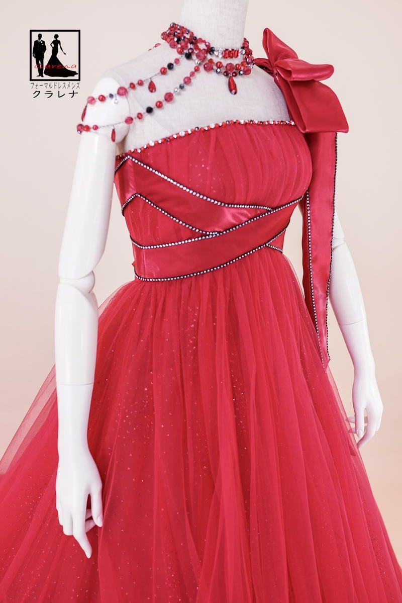 フォーマル衣装》購入 クラレナの ワンショルダー付きチョーカー  