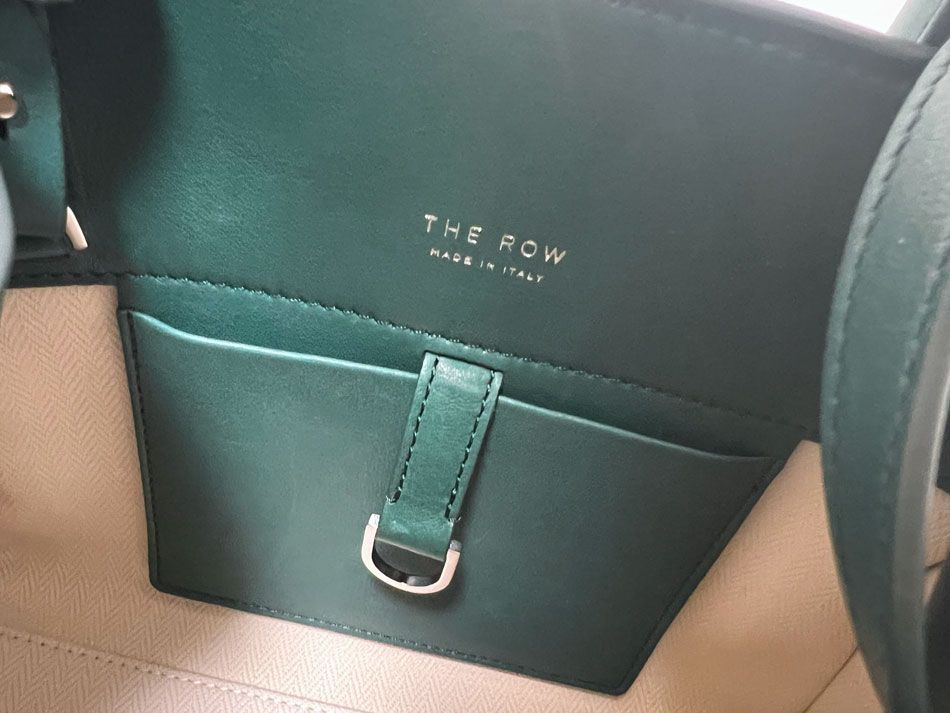 THE ROW ザ ロウ SOFT MARGAUX 10 マルゴー10 カーフスキン グリーン  