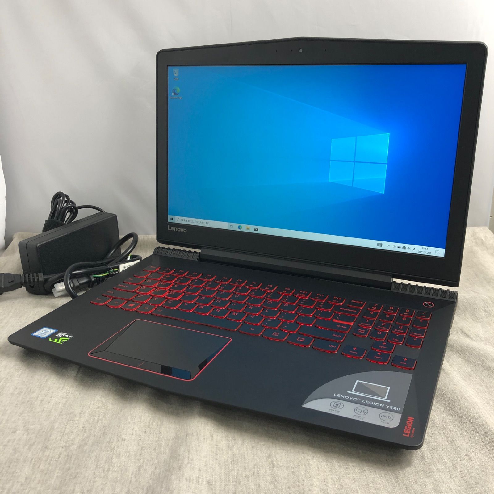 ゲーミングPC ノートPC Lenovo Legion レノボ レギオン Y520-15IKBN【GTX  1050・i5-7300HQ・16GB・HDD1TB】/LT-231914（172008） ゲーミングパソコン - メルカリ