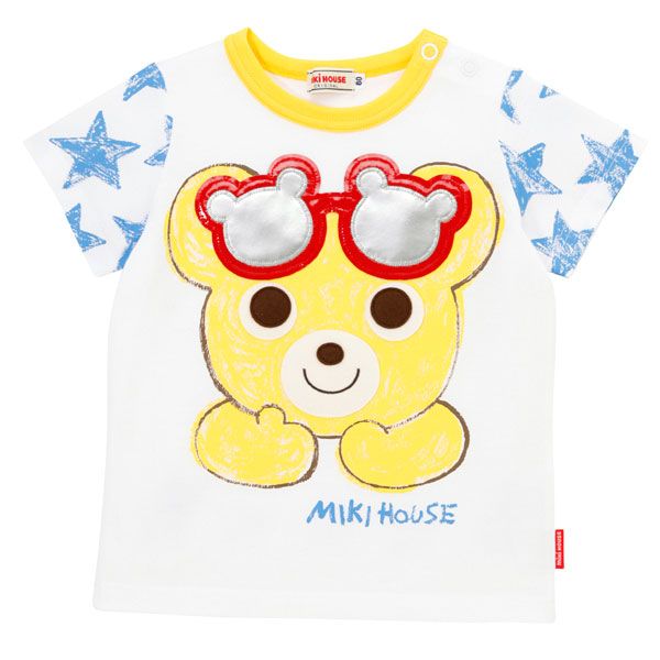 新品未使用　ミキハウス　うさこ半袖Tシャツ　 サングラス MIKI HOUSE ○40％OFFセール○ミキハウス mikihouse プッチー