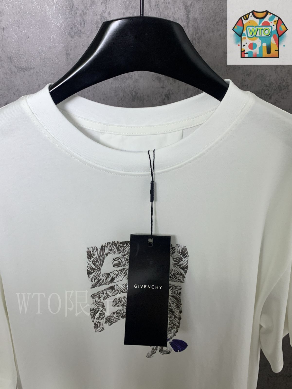新品未使用♡GIVENCHY タイダイ Tシャツ オーバーラップエフェクト刺繍レイヤードTシャツ 22AW | GIVENCHY