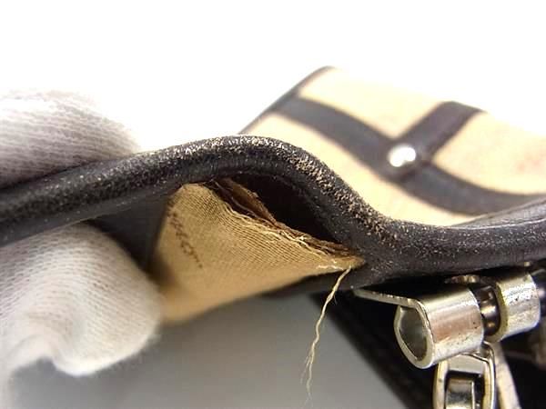Salvatore Ferragamo フェラガモ ガンチーニ柄 キャンバス×レザー 6連