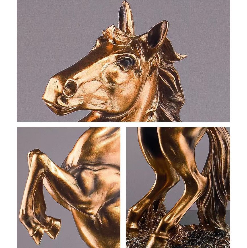 ☆馬の置物 風水 アンティーク インテリア 縁起の家 飾り物 開運