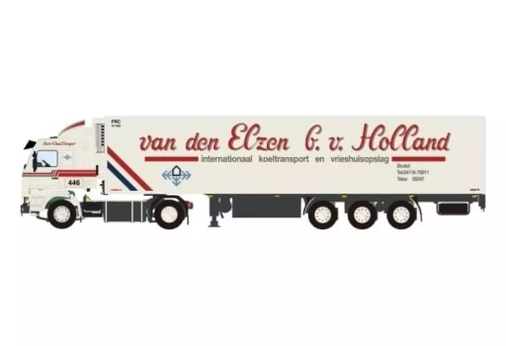 【新品】ミニカー 1/50 van den Elzen SCANIA 3 SERIES 4X2 REEFER TRAILER - 3 AXLE [01-4601]
