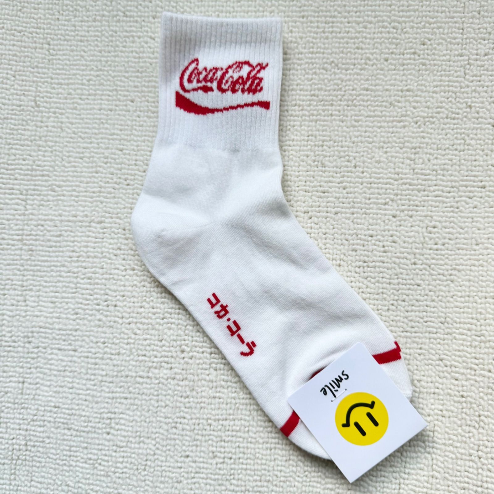 【 靴下 🧦 3足セット 🧦】　 🥤コカ・コーラ　🥤ペプシ　🥤ドクターペッパー　　韓国　ロゴ　靴下　パロディ　ソックス　レディースソックス　ミドル丈　/ 韓国　かわいい　　韓国ファッション　　韓国雑貨