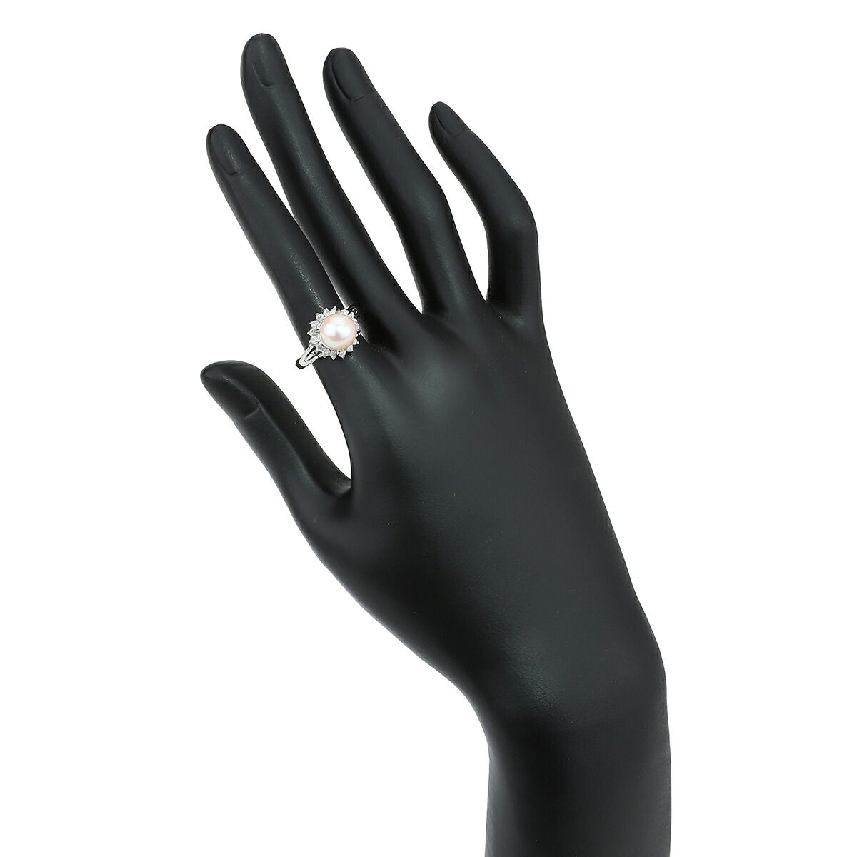 新品仕上済】 アコヤ真珠 ダイヤモンド 0.32ct プラチナ Pt900 パール