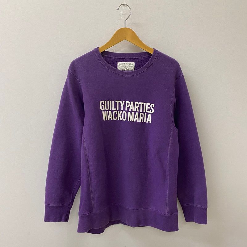 WACKO MARIA ワコマリア 22SS HEAVY WEIGHT CREW NECK SWEAT ヘビーウエイト クルーネックスウェット トップス トレーナー 140-250417-kk-06-tei